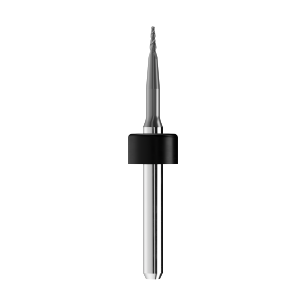 T20 - solid carbide ballnose end mill Ø0,6mm, optimized for machining CoCr, titanium