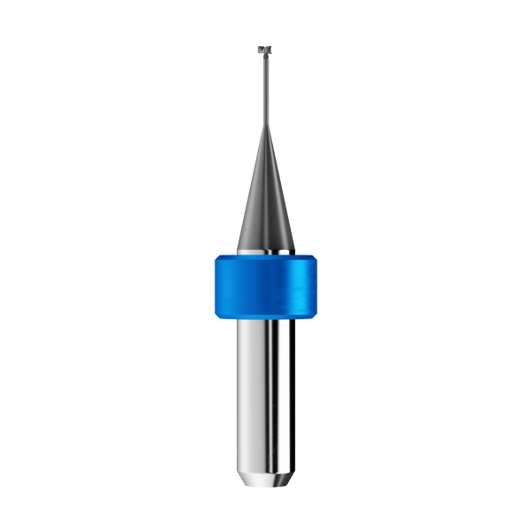 T122 - solid carbide T-slot tool Ø1,7mm, optimized for machining CoCr, titanium