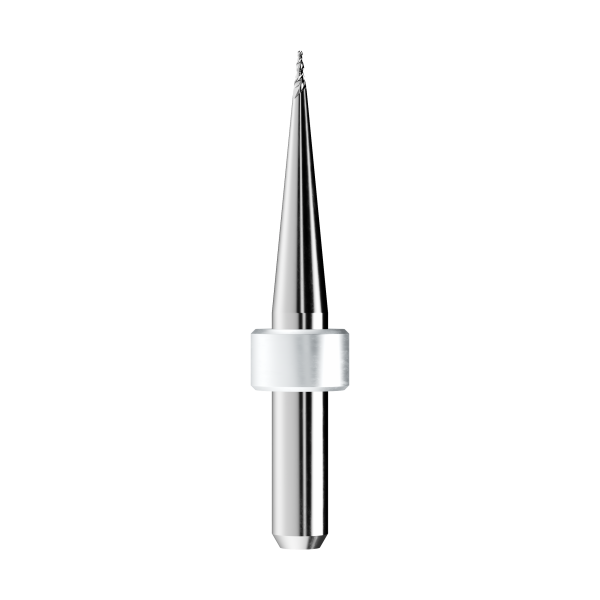 T15/T42/T52 - solid carbide ballnose end mill Ø0,6mm, optimized for machining zirconium oxide, PMMA, wax
