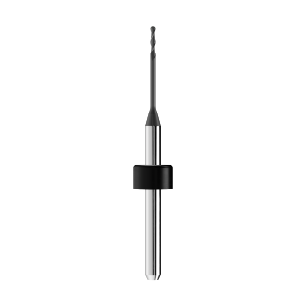 T12 / T14 - solid carbide ballnose end mill Ø1mm, optimized for machining zirconium oxide, PMMA, wax