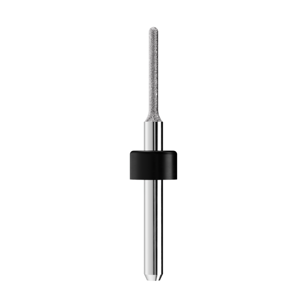 T24 - solid carbide diamond grinding point Ø1,5mm, optimized for machining glass-/hybrid ceramic