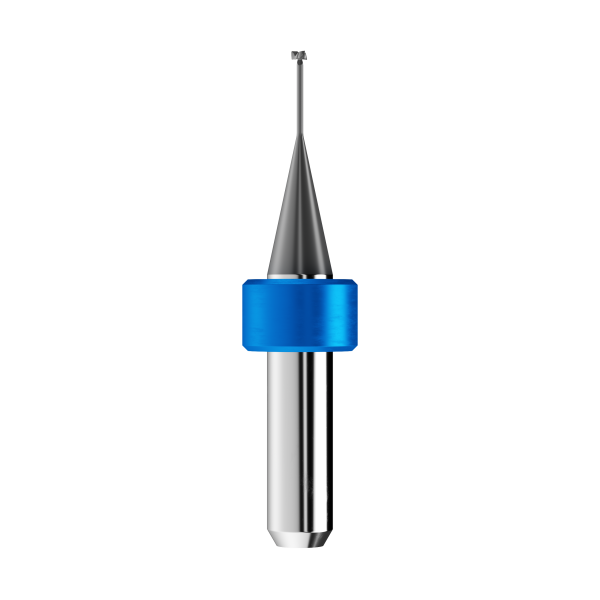 T121 - solid carbide T-slot tool Ø1,6mm, optimized for machining CoCr, titanium