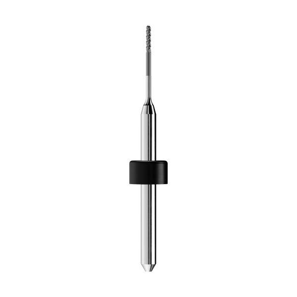 T14/T41/T51 - solid carbide ballnose end mill Ø1mm, optimized for machining zirconium oxide