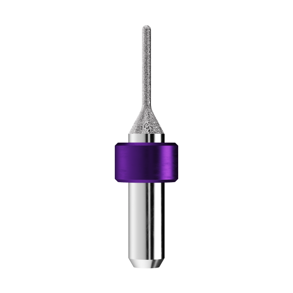 diamond grinding point Ø1,5mm, optimized for machining glass-/hybrid ceramic