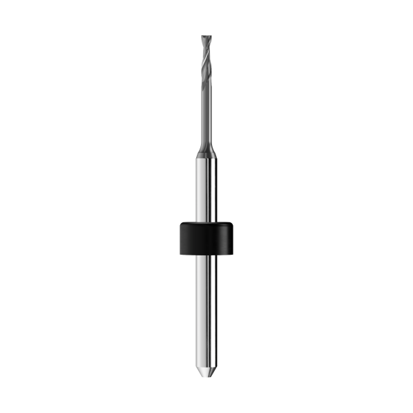 T4/T9 - solid carbide ballnose end mill Ø1mm, optimized for machining CoCr, titanium