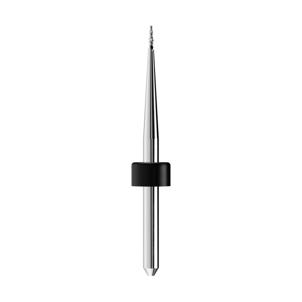 T15/T42/T52 - solid carbide ballnose end mill Ø0,6mm, optimized for machining zirconium oxide, PMMA, wax