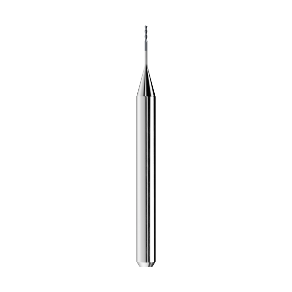 solid carbide ballnose end mill Ø0,6mm, optimized for machining zirconium oxide