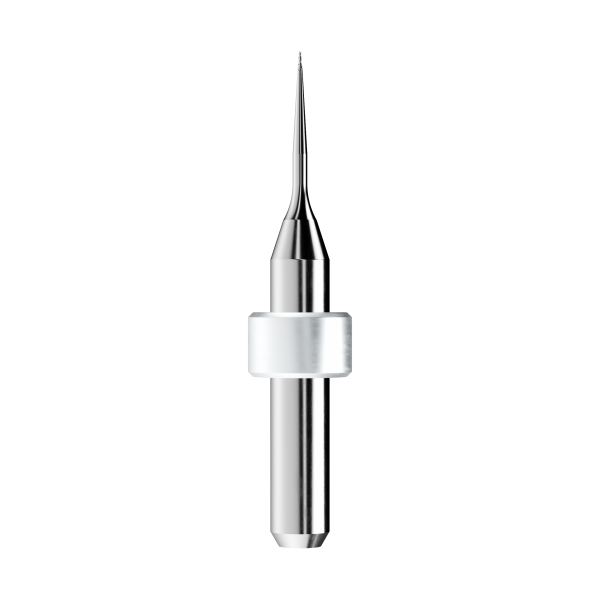 T33/T43/T53 - solid carbide ballnose end mill Ø0,3mm, optimized for machining zirconium oxide, PMMA, wax