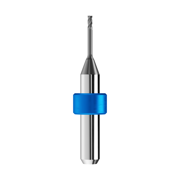 T5/T10 - VHM-Schaftfräser Ø1,5mm, optimiert für die CoCr, Titan-Bearbeitung