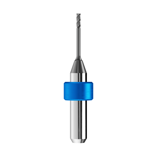 T68 - solid carbide end mill Ø1,5mm, optimized for machining CoCr, titanium